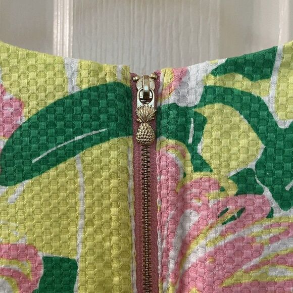 Lilly Pulitzer for Target Flamingo Fan Dance Shift Dress Girls Size XS 4-5 NWT - Picture 11 of 11